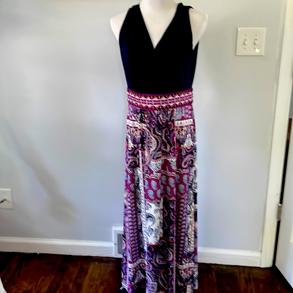Chicos maxi dress, sleeveless, size 1
